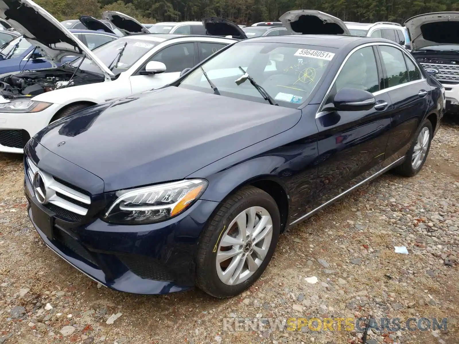 2 Photograph of a damaged car 55SWF8EB8KU320882 MERCEDES-BENZ C-CLASS 2019