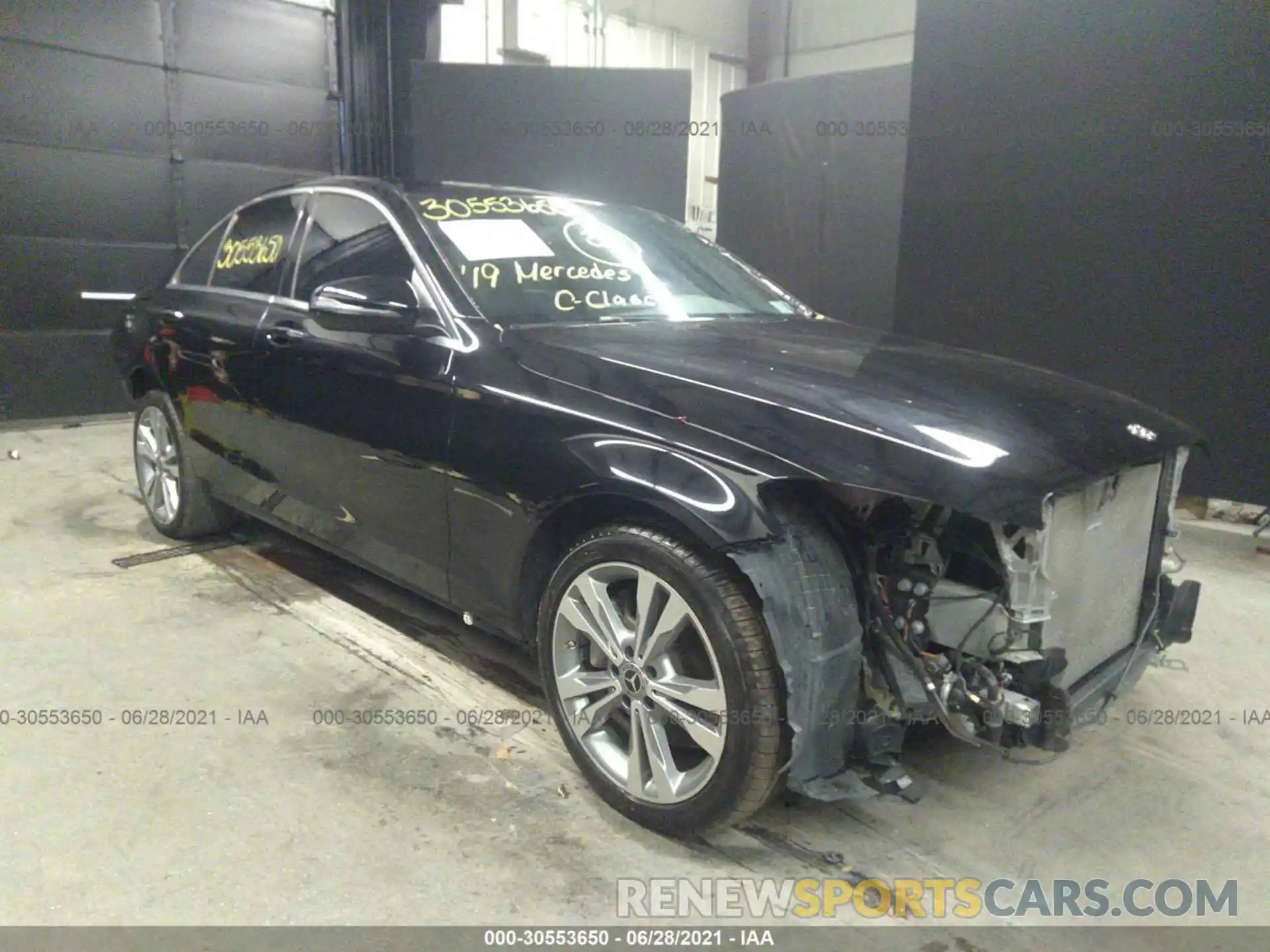 1 Photograph of a damaged car 55SWF8EB9KU285253 MERCEDES-BENZ C-CLASS 2019