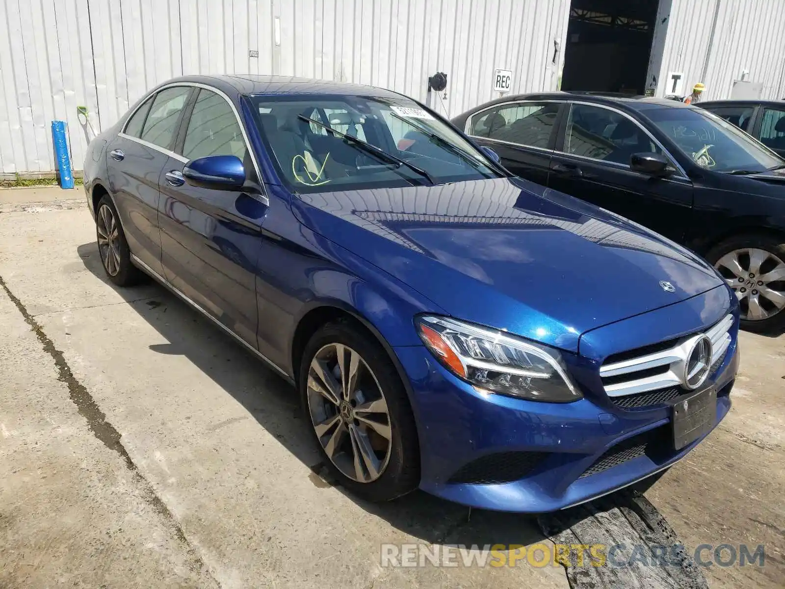 1 Photograph of a damaged car 55SWF8EB9KU290467 MERCEDES-BENZ C-CLASS 2019