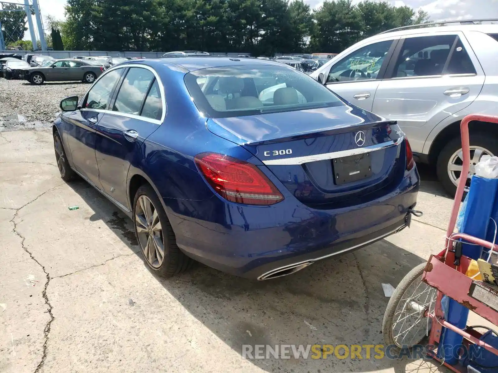 3 Photograph of a damaged car 55SWF8EB9KU290467 MERCEDES-BENZ C-CLASS 2019