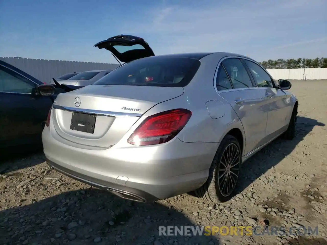 4 Фотография поврежденного автомобиля 55SWF8EB9KU296690 MERCEDES-BENZ C-CLASS 2019