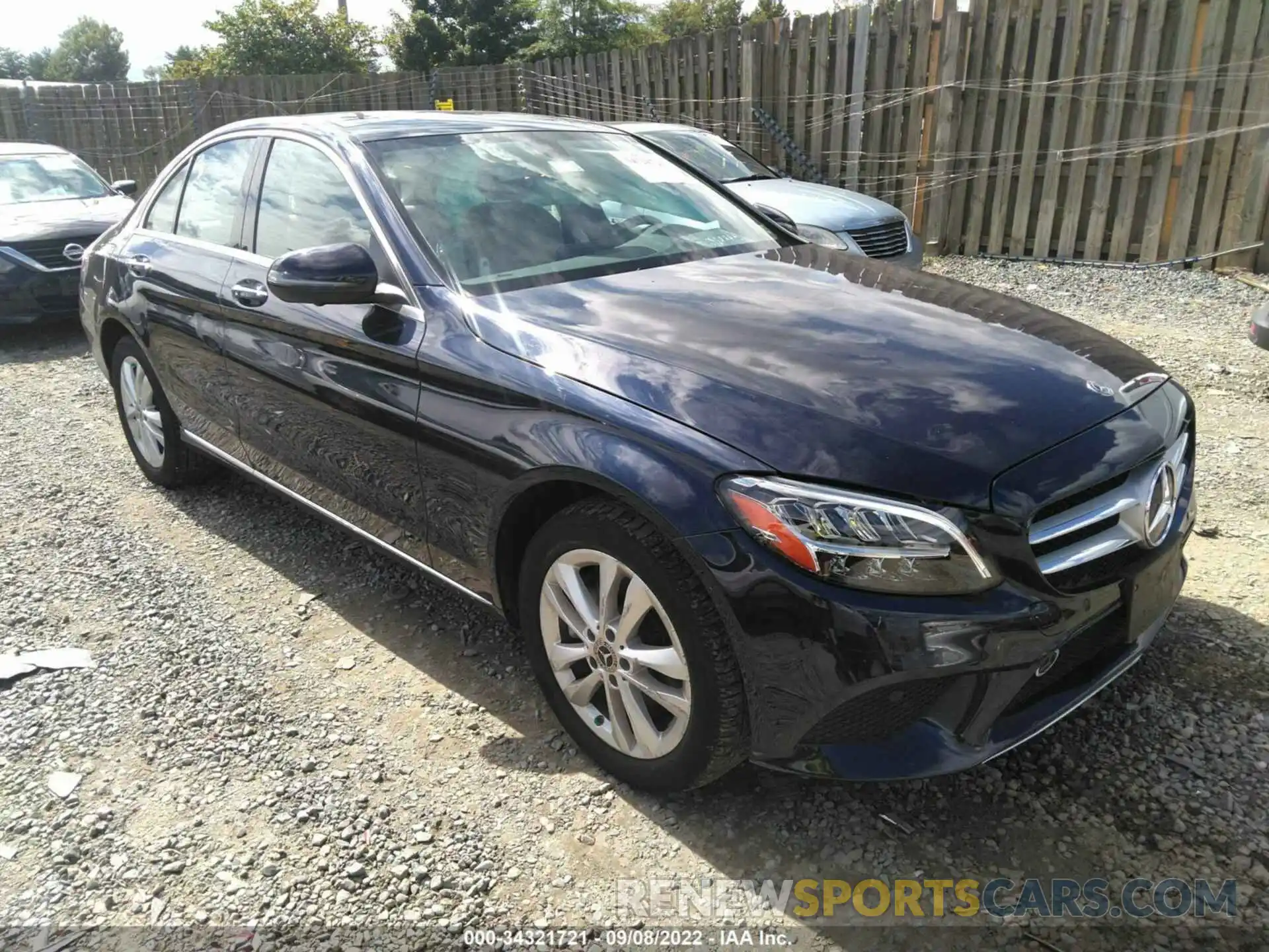 1 Photograph of a damaged car 55SWF8EB9KU297953 MERCEDES-BENZ C-CLASS 2019