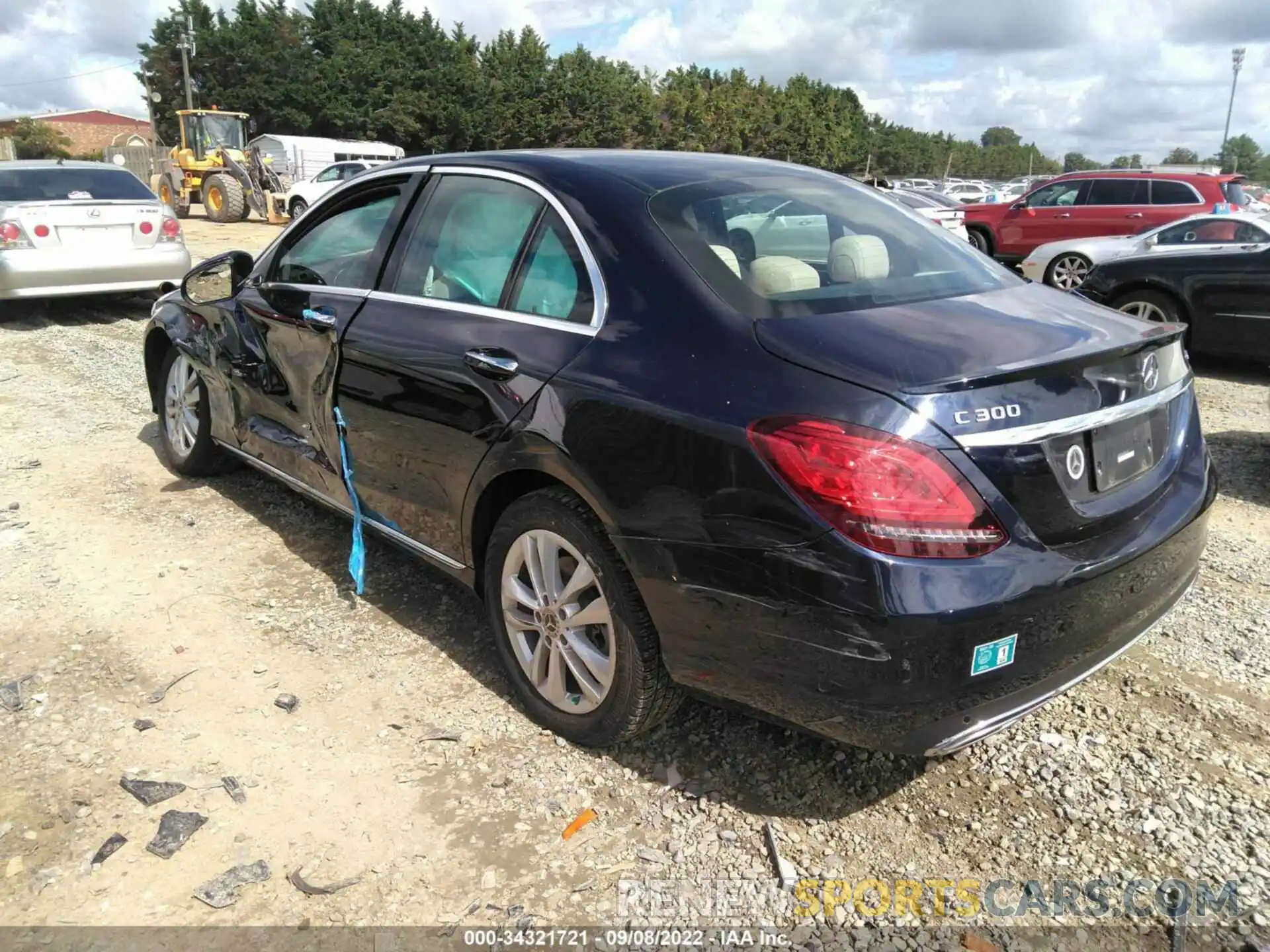 3 Photograph of a damaged car 55SWF8EB9KU297953 MERCEDES-BENZ C-CLASS 2019