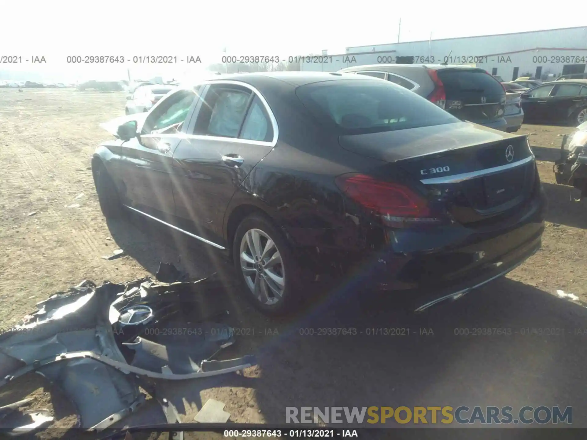 3 Photograph of a damaged car 55SWF8EB9KU298701 MERCEDES-BENZ C-CLASS 2019