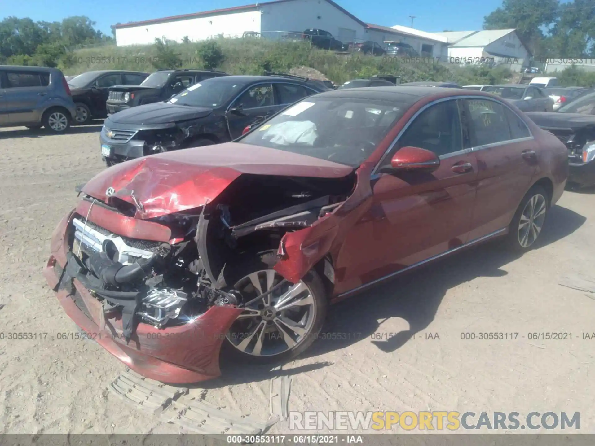 2 Photograph of a damaged car 55SWF8EB9KU302391 MERCEDES-BENZ C-CLASS 2019