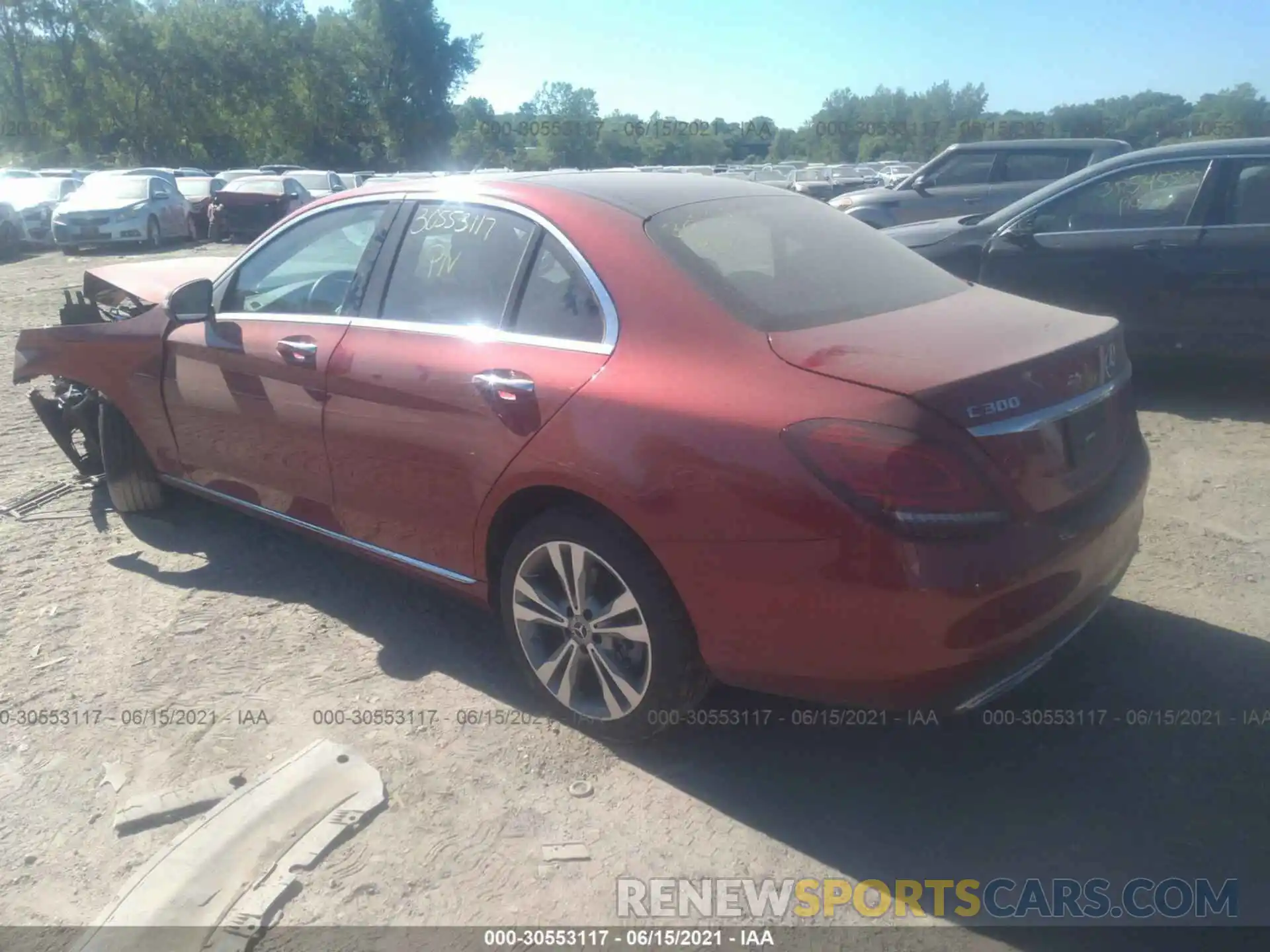 3 Photograph of a damaged car 55SWF8EB9KU302391 MERCEDES-BENZ C-CLASS 2019