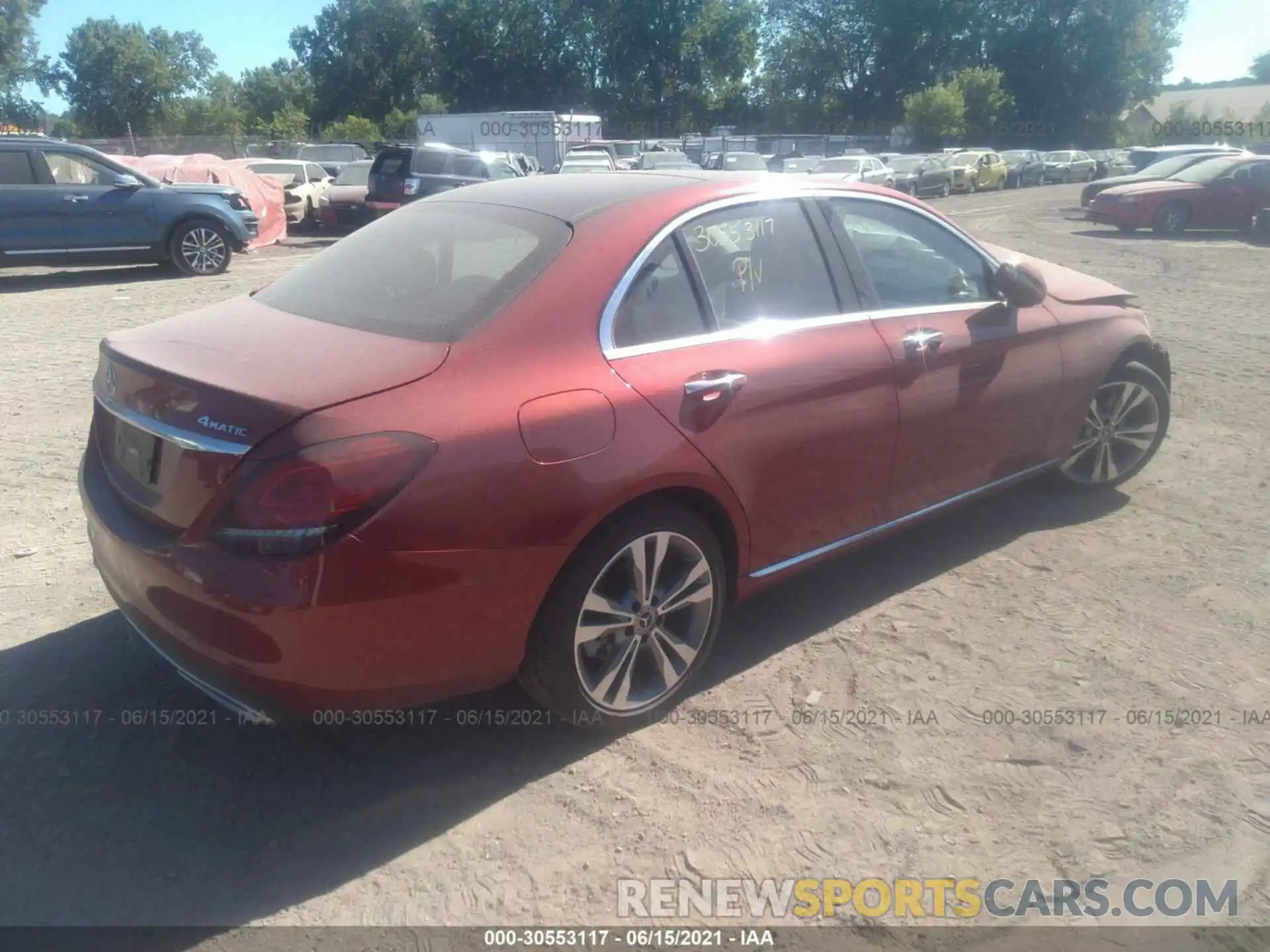 4 Photograph of a damaged car 55SWF8EB9KU302391 MERCEDES-BENZ C-CLASS 2019