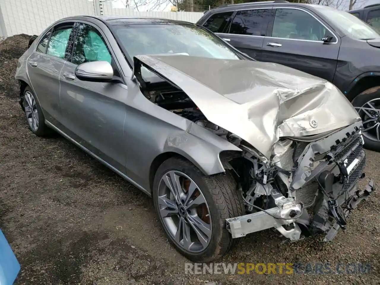 1 Photograph of a damaged car 55SWF8EB9KU305159 MERCEDES-BENZ C-CLASS 2019