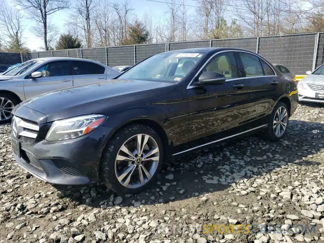 1 Photograph of a damaged car 55SWF8EB9KU306053 MERCEDES-BENZ C-CLASS 2019