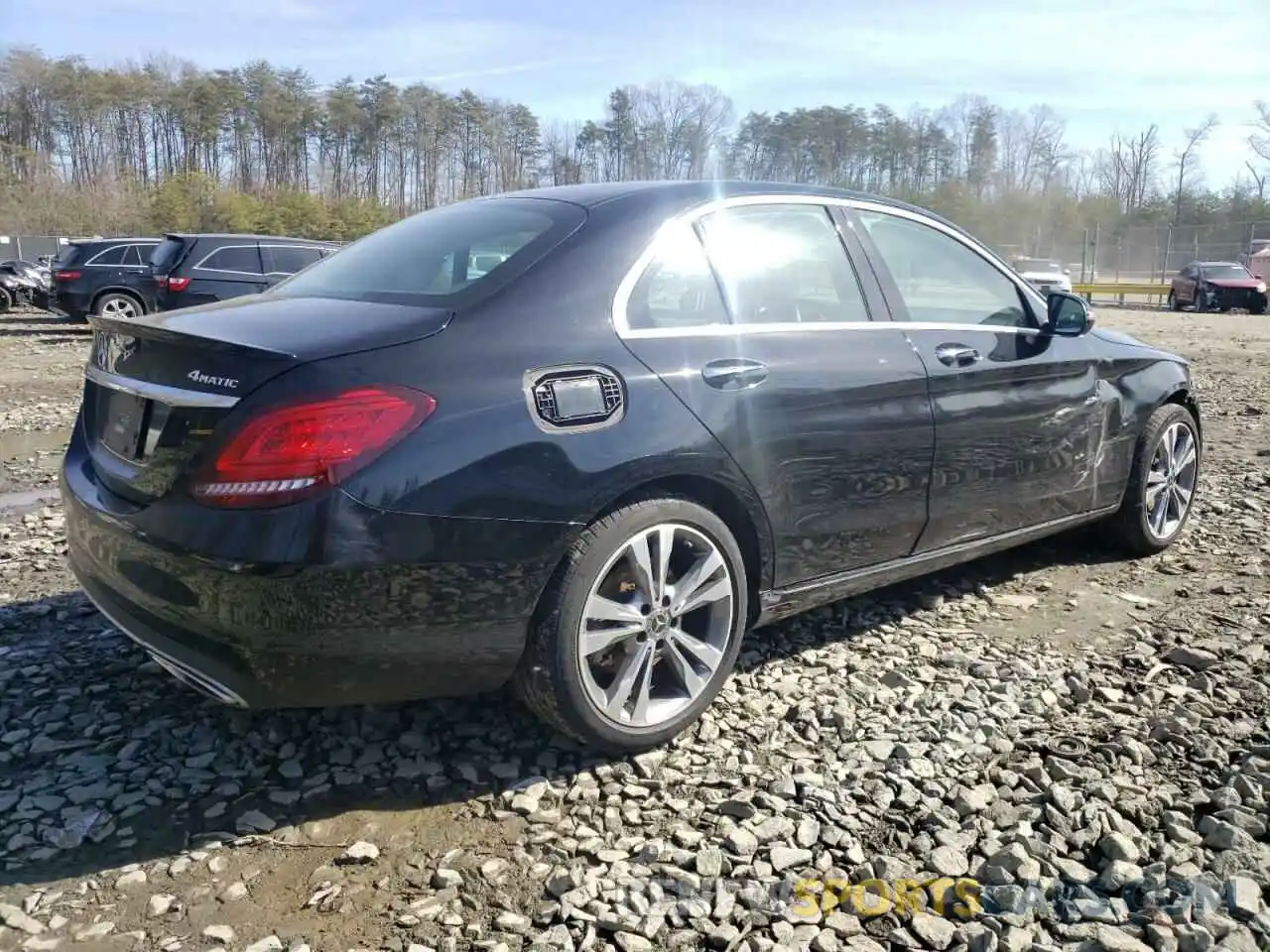 3 Photograph of a damaged car 55SWF8EB9KU306053 MERCEDES-BENZ C-CLASS 2019