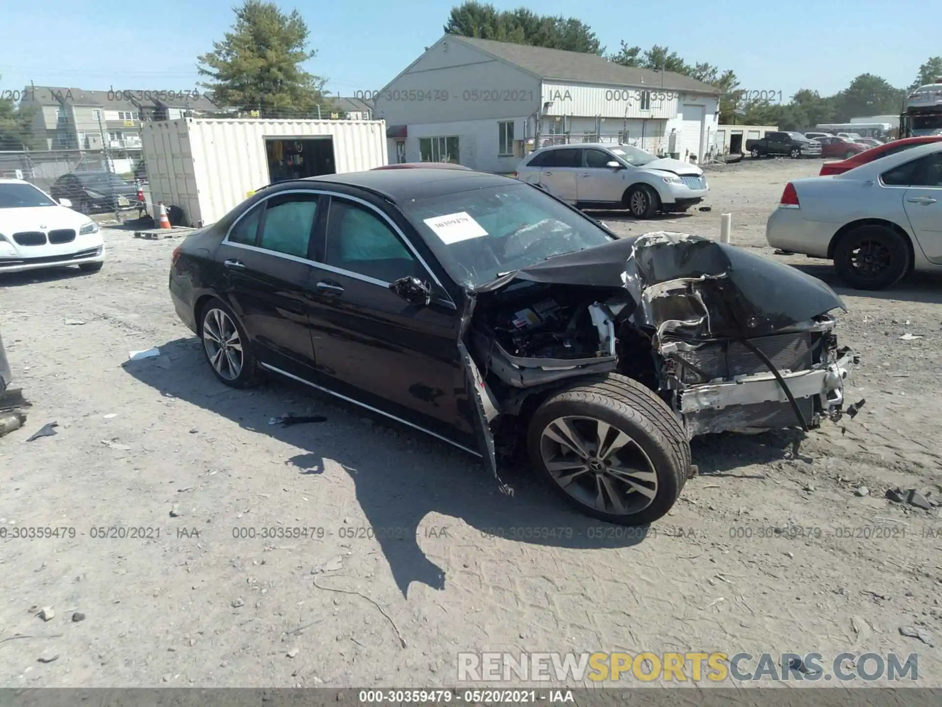 1 Photograph of a damaged car 55SWF8EB9KU306568 MERCEDES-BENZ C-CLASS 2019