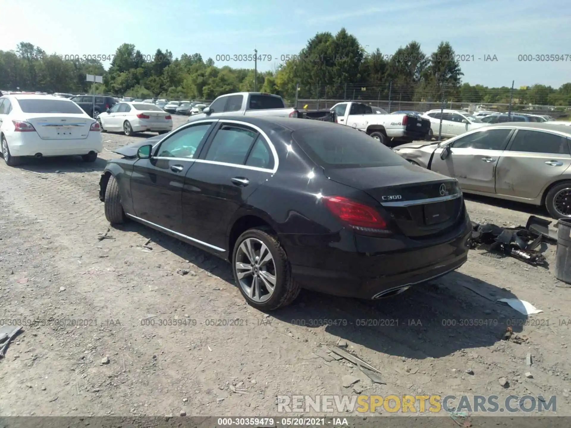 3 Photograph of a damaged car 55SWF8EB9KU306568 MERCEDES-BENZ C-CLASS 2019