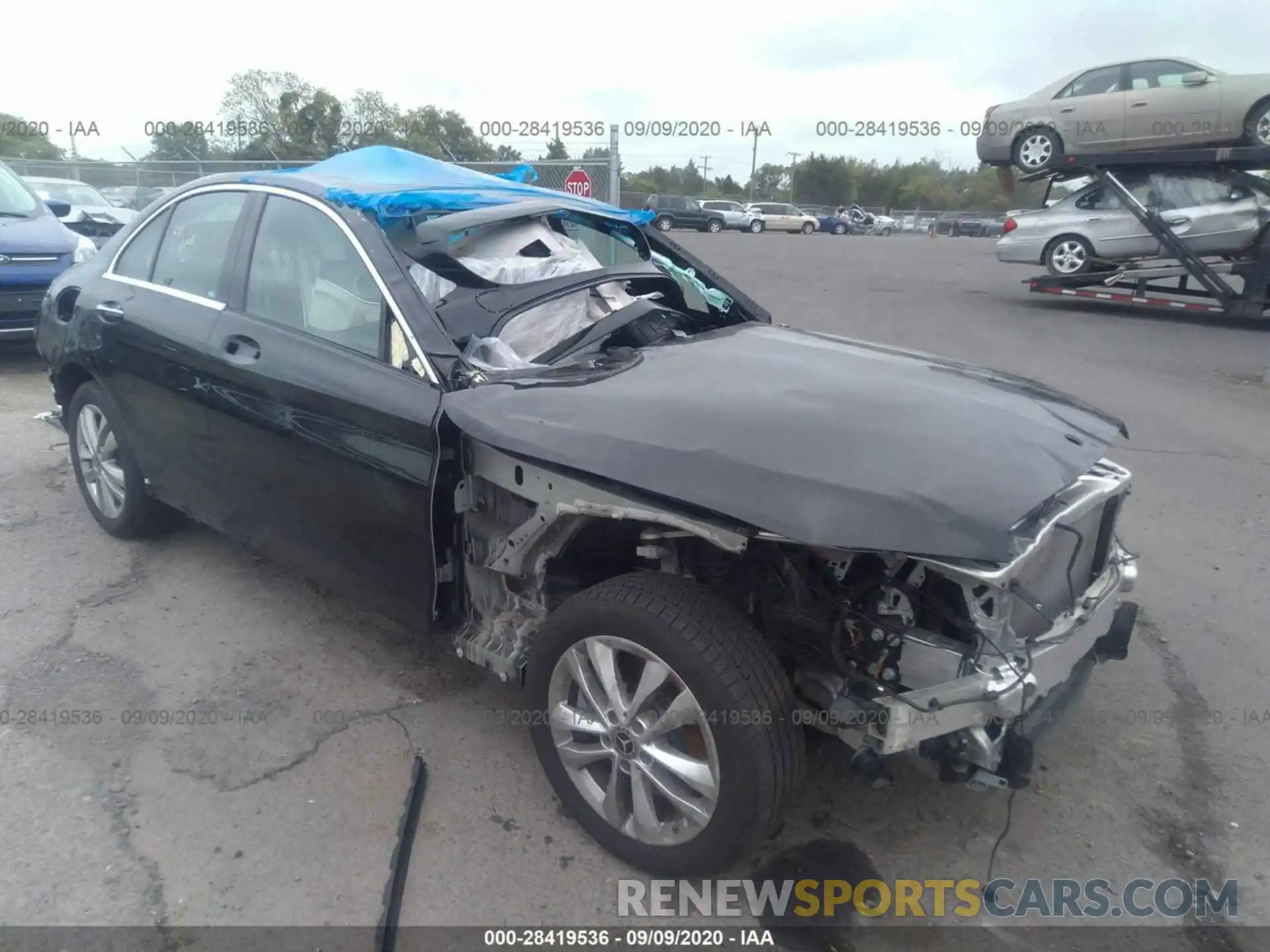 1 Photograph of a damaged car 55SWF8EB9KU307249 MERCEDES-BENZ C-CLASS 2019