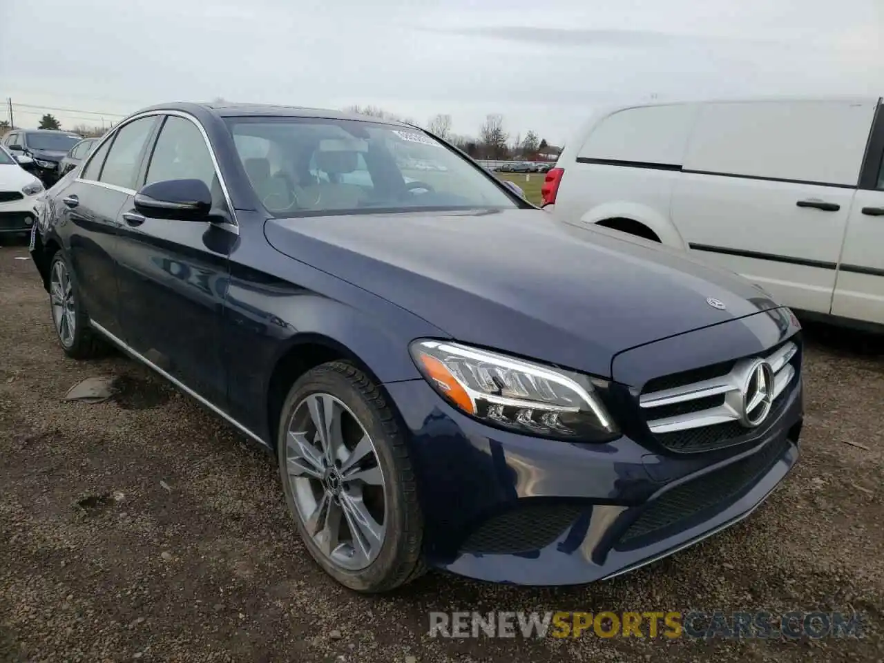 1 Photograph of a damaged car 55SWF8EB9KU309406 MERCEDES-BENZ C-CLASS 2019