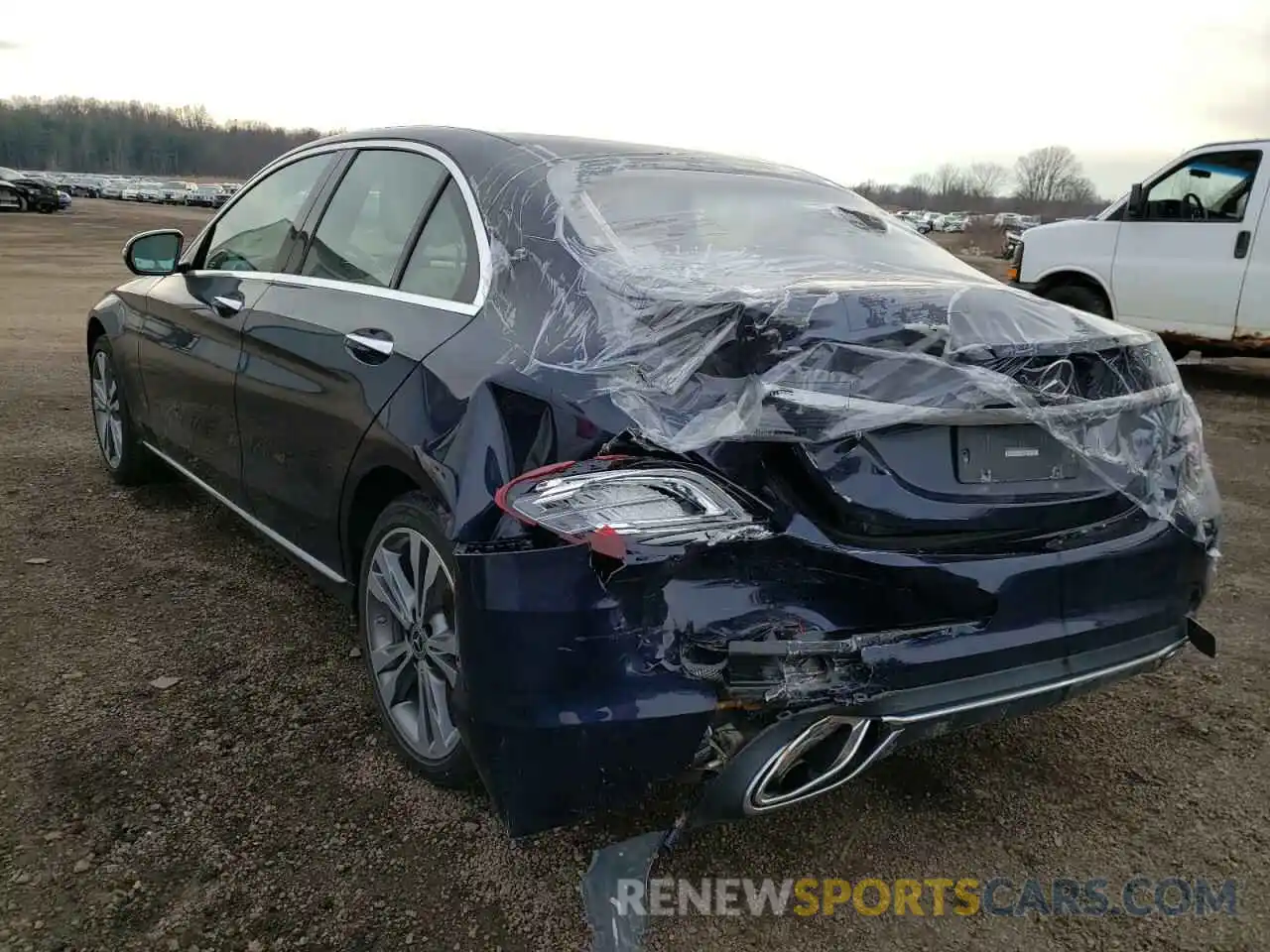 3 Photograph of a damaged car 55SWF8EB9KU309406 MERCEDES-BENZ C-CLASS 2019