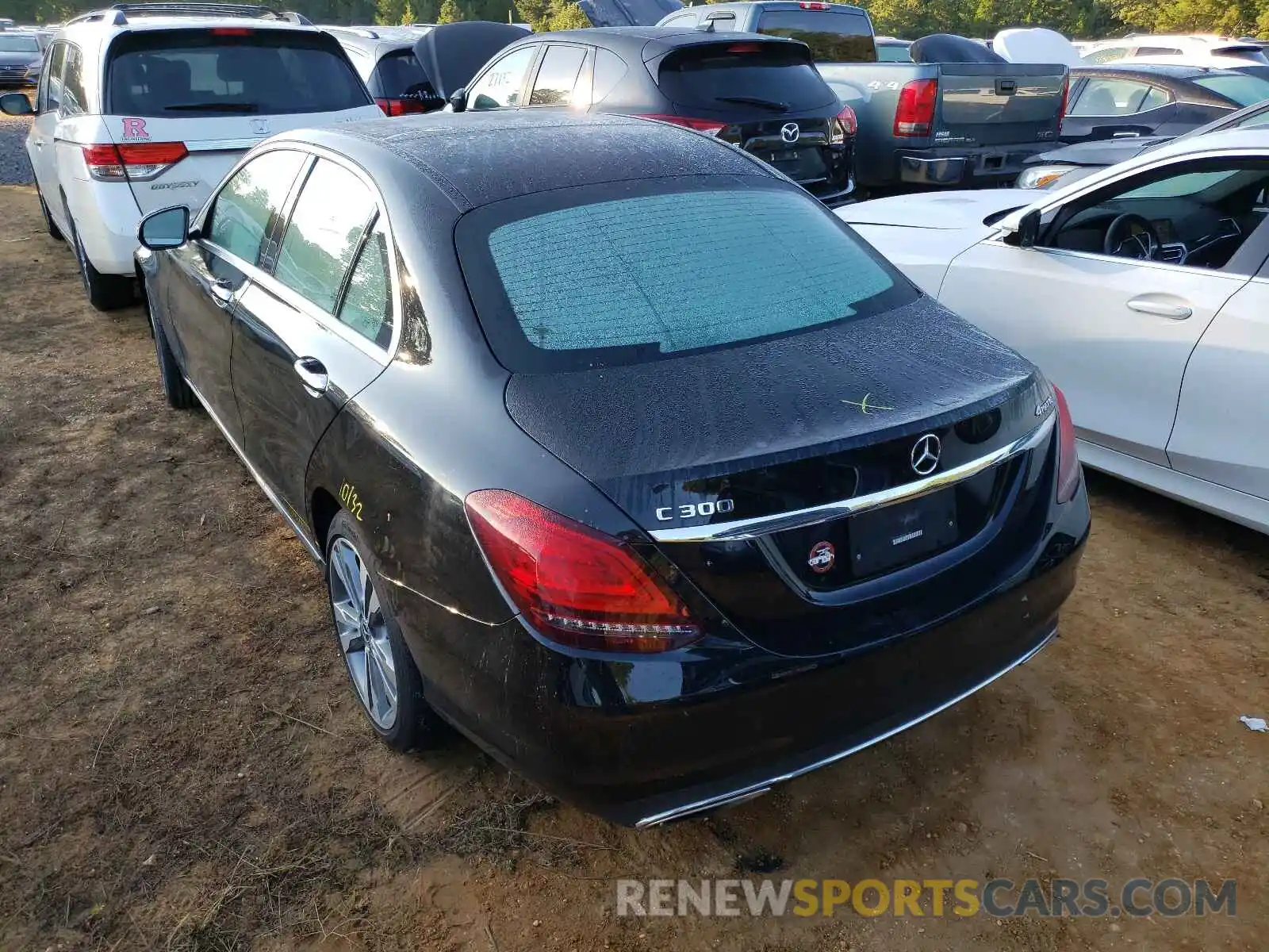 3 Photograph of a damaged car 55SWF8EB9KU311883 MERCEDES-BENZ C-CLASS 2019