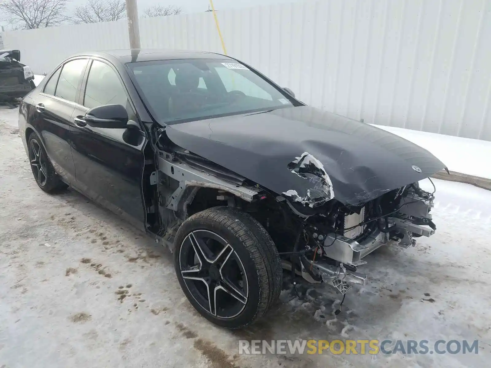 1 Photograph of a damaged car 55SWF8EB9KU313391 MERCEDES-BENZ C CLASS 2019