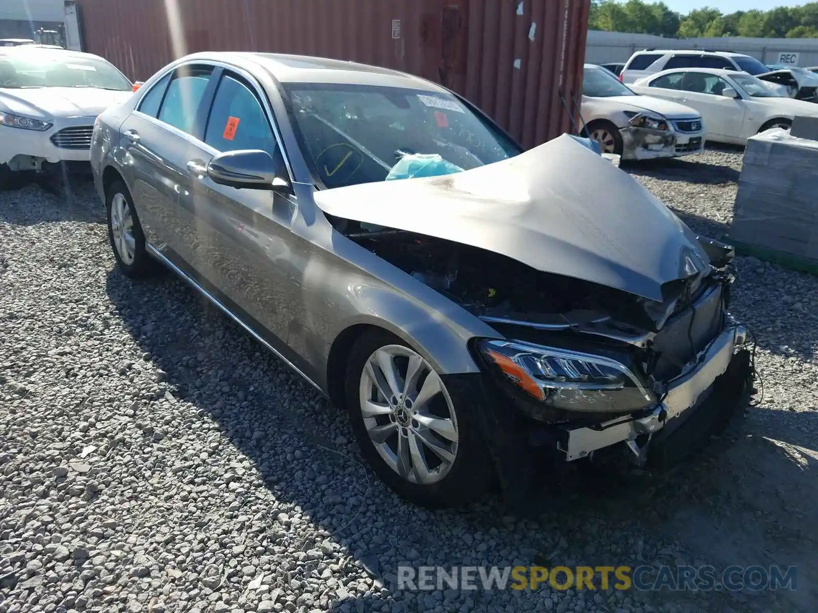 1 Photograph of a damaged car 55SWF8EB9KU315075 MERCEDES-BENZ C CLASS 2019