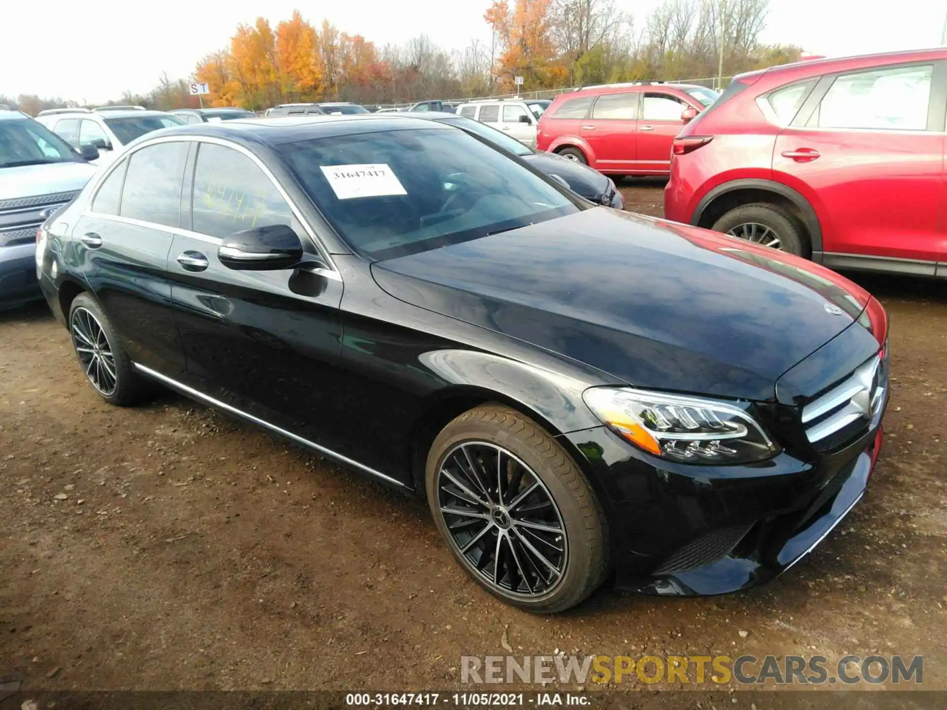 1 Photograph of a damaged car 55SWF8EB9KU319322 MERCEDES-BENZ C-CLASS 2019