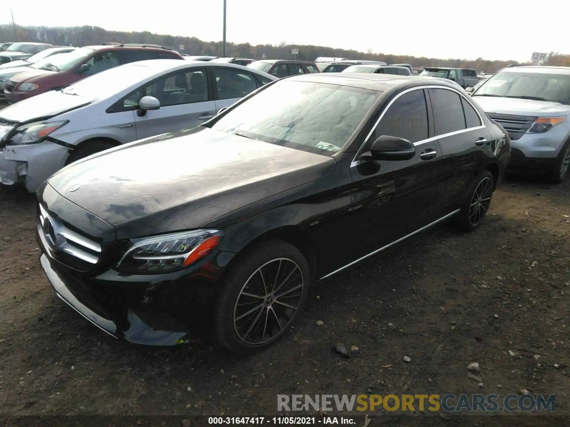 2 Photograph of a damaged car 55SWF8EB9KU319322 MERCEDES-BENZ C-CLASS 2019