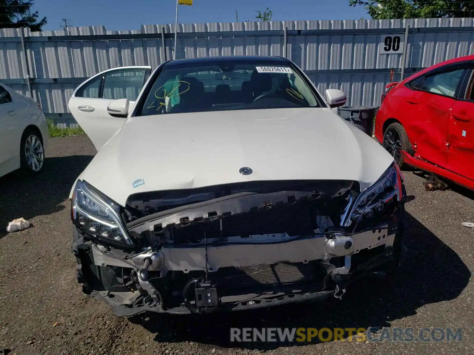 9 Photograph of a damaged car 55SWF8EB9KU320504 MERCEDES-BENZ C-CLASS 2019