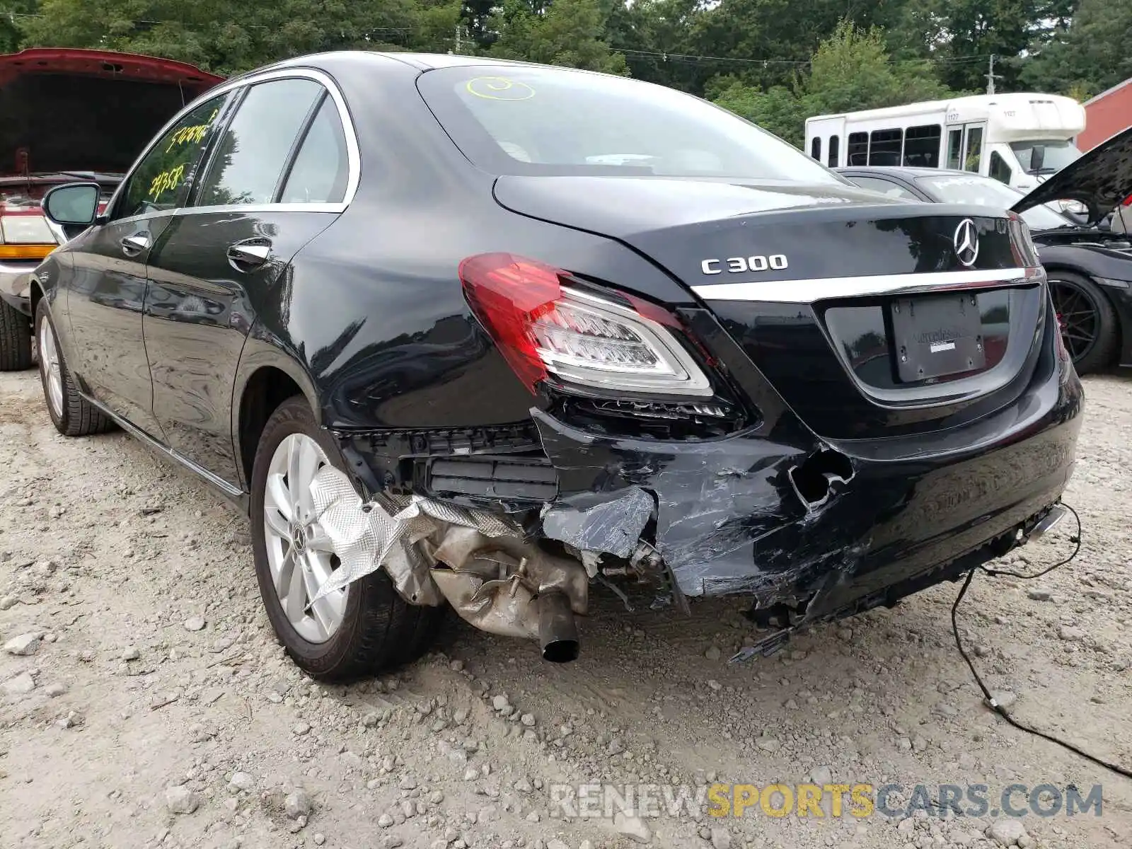 3 Photograph of a damaged car 55SWF8EBXKU285648 MERCEDES-BENZ C-CLASS 2019