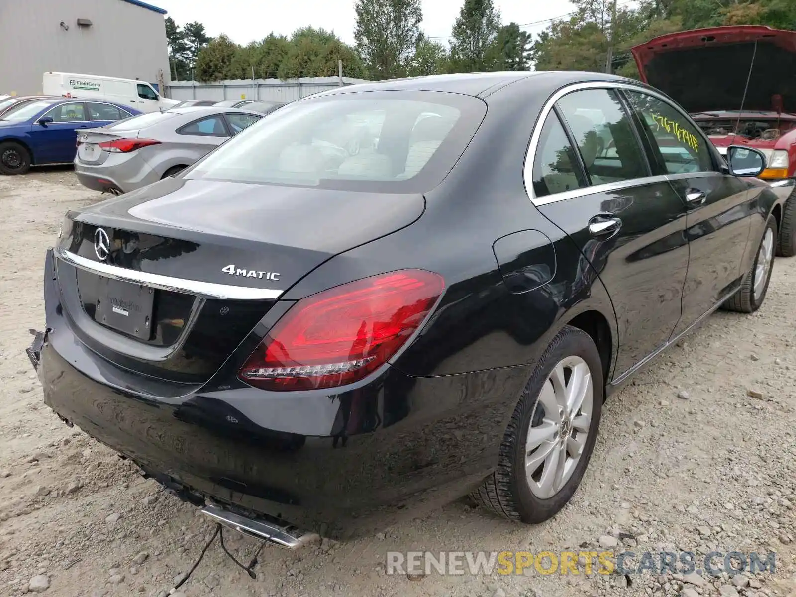 4 Photograph of a damaged car 55SWF8EBXKU285648 MERCEDES-BENZ C-CLASS 2019