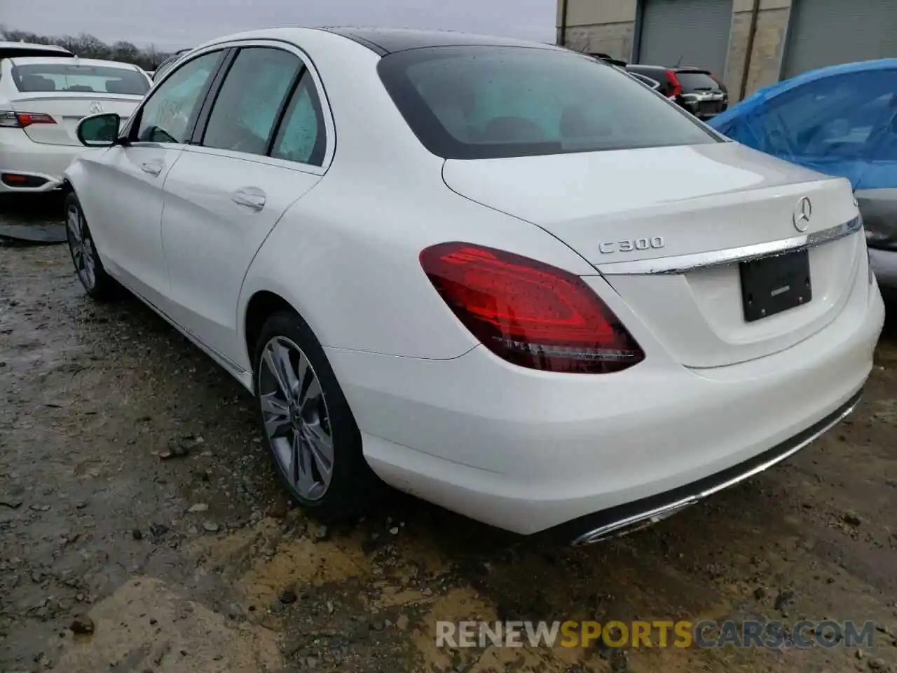 3 Фотография поврежденного автомобиля 55SWF8EBXKU289828 MERCEDES-BENZ C-CLASS 2019