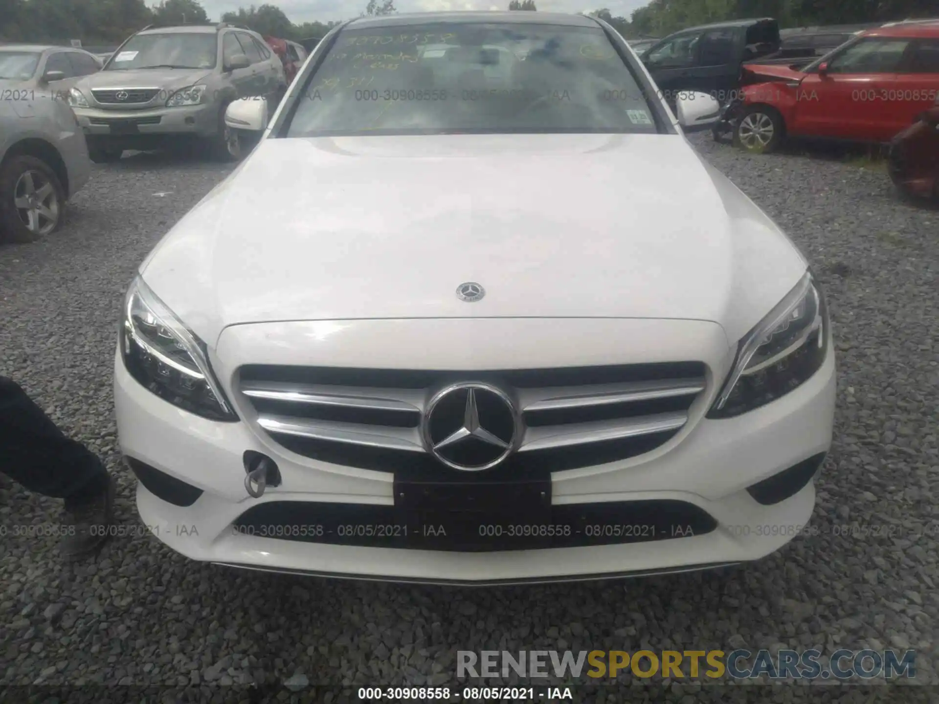 6 Photograph of a damaged car 55SWF8EBXKU290185 MERCEDES-BENZ C-CLASS 2019