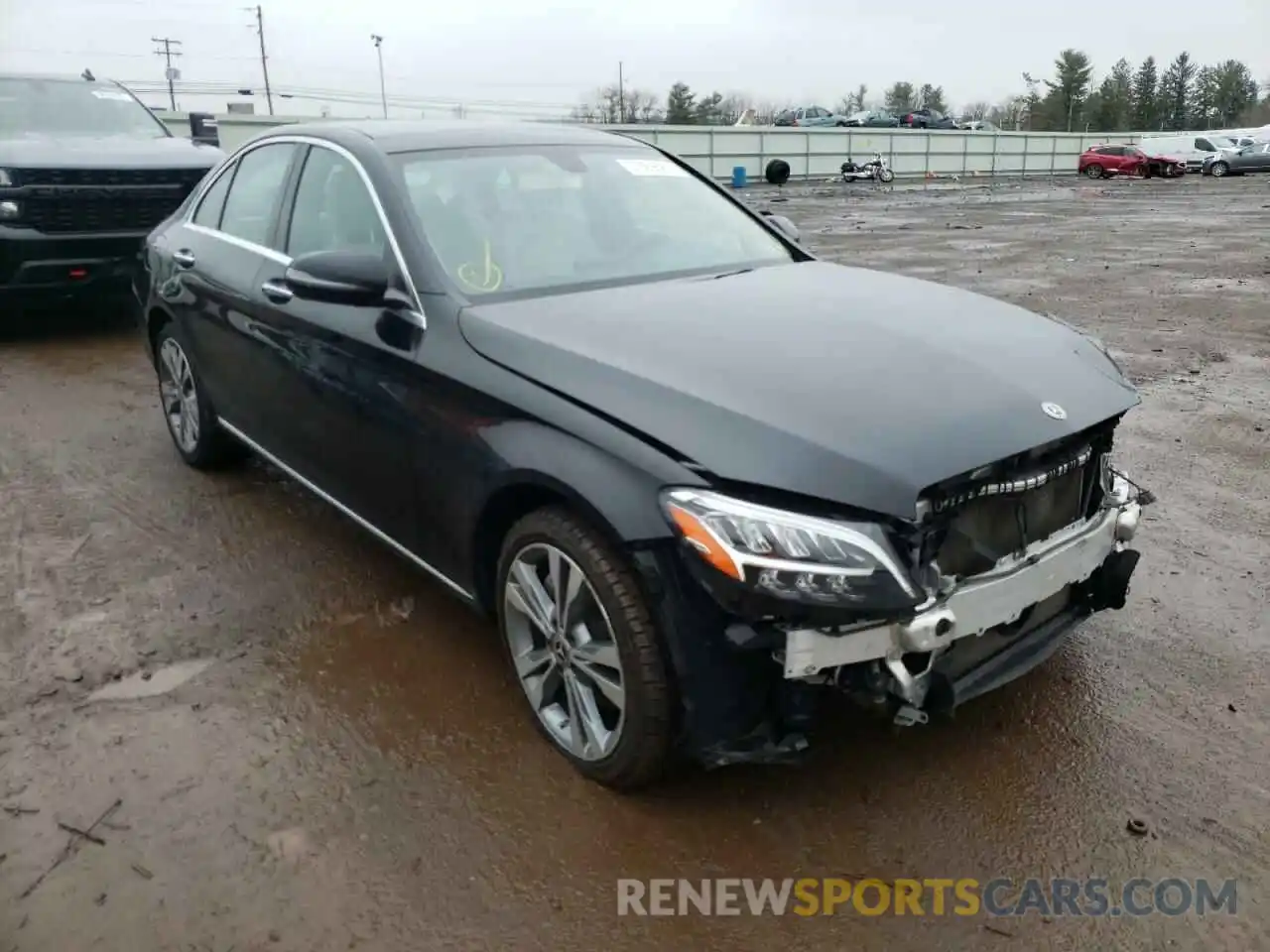 1 Photograph of a damaged car 55SWF8EBXKU290607 MERCEDES-BENZ C-CLASS 2019