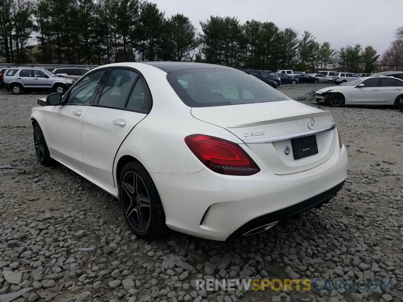 3 Photograph of a damaged car 55SWF8EBXKU292115 MERCEDES-BENZ C CLASS 2019