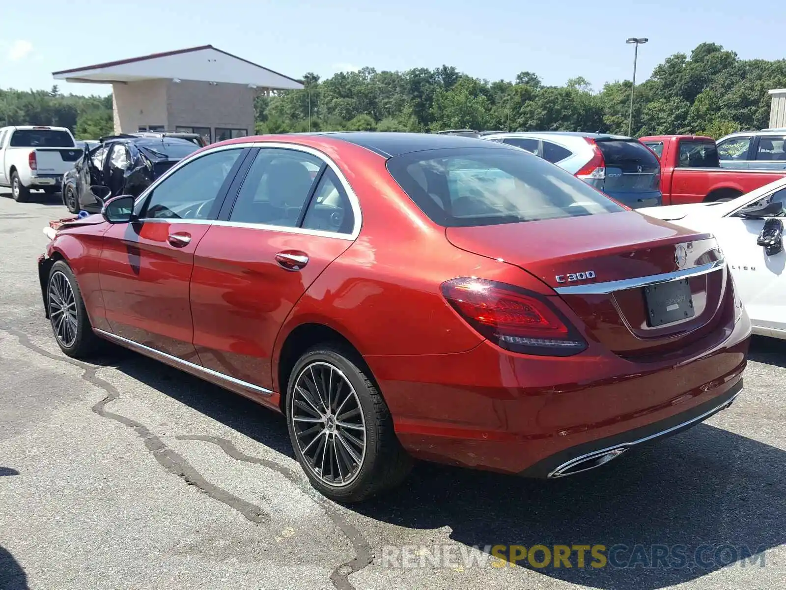 3 Photograph of a damaged car 55SWF8EBXKU292163 MERCEDES-BENZ C CLASS 2019