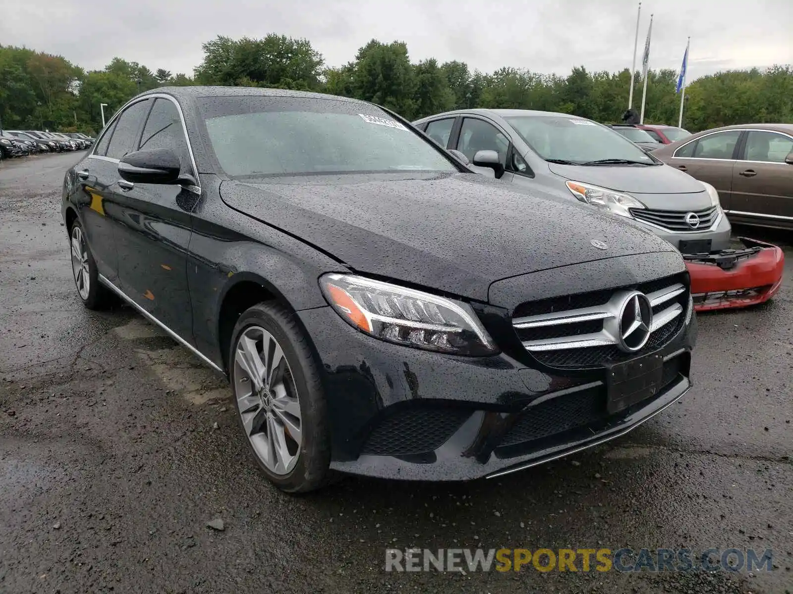 1 Photograph of a damaged car 55SWF8EBXKU293247 MERCEDES-BENZ C-CLASS 2019