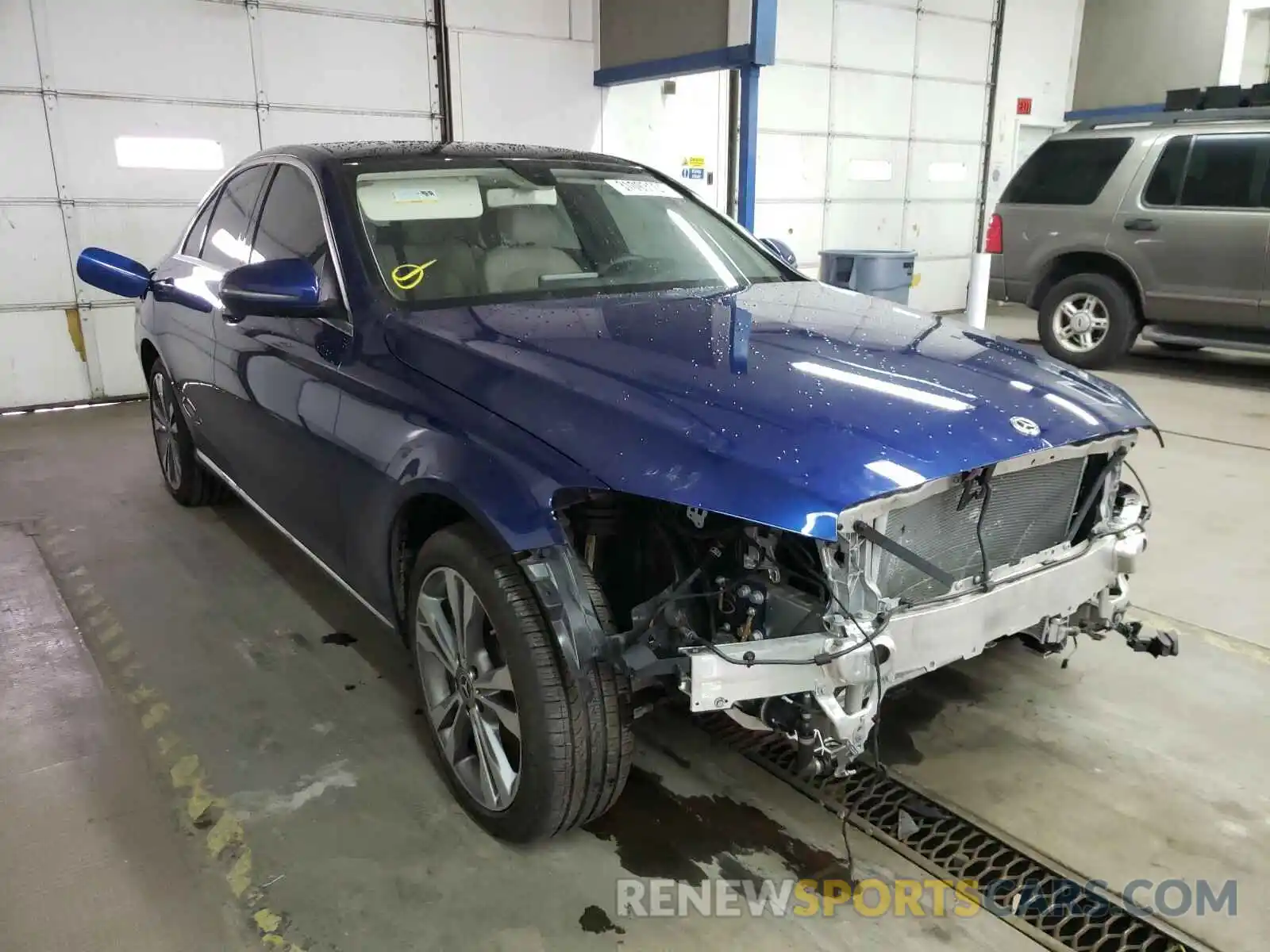 1 Photograph of a damaged car 55SWF8EBXKU293300 MERCEDES-BENZ C CLASS 2019