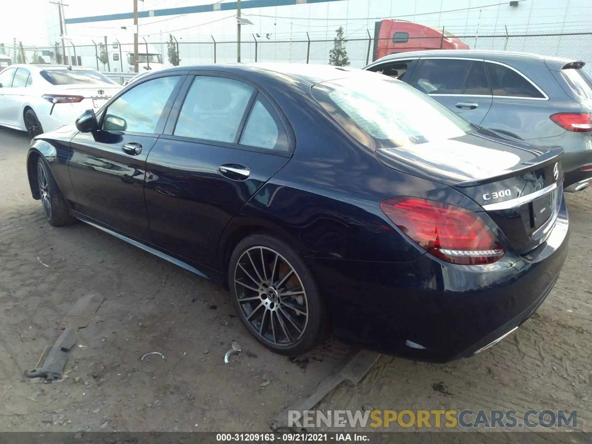 3 Photograph of a damaged car 55SWF8EBXKU293653 MERCEDES-BENZ C-CLASS 2019