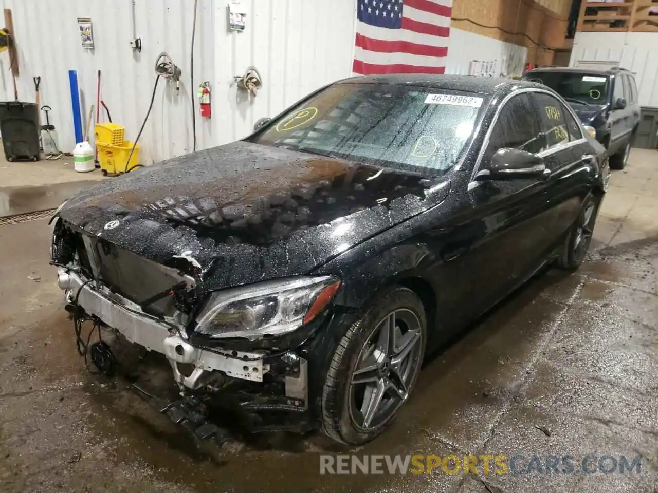 2 Photograph of a damaged car 55SWF8EBXKU313304 MERCEDES-BENZ C-CLASS 2019