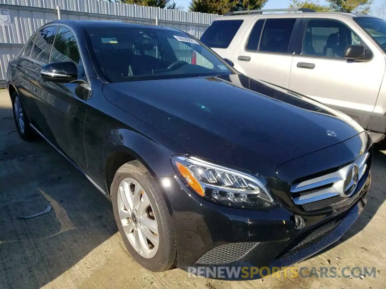 1 Photograph of a damaged car 55SWF8EBXKU314288 MERCEDES-BENZ C-CLASS 2019