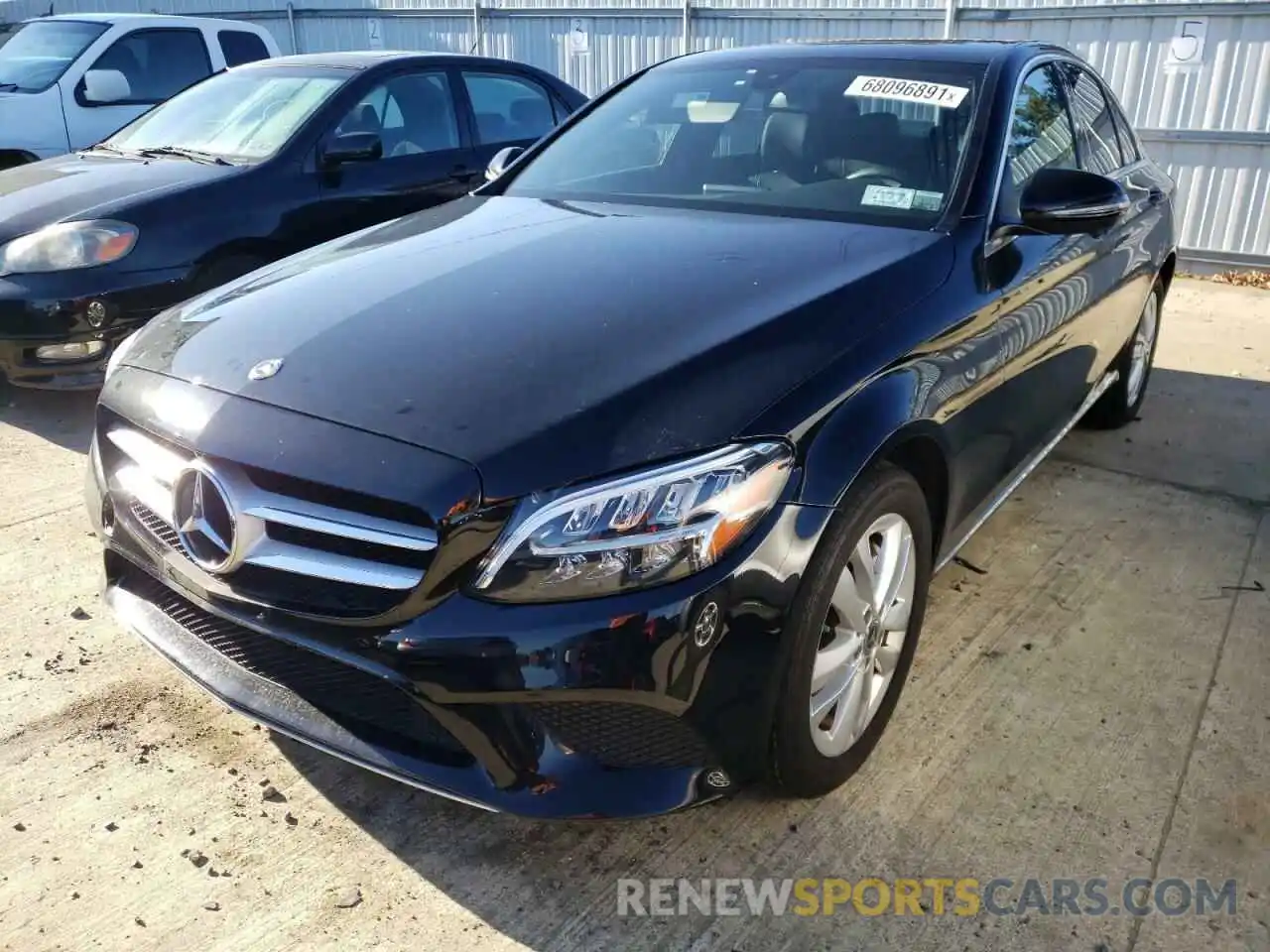 2 Photograph of a damaged car 55SWF8EBXKU314288 MERCEDES-BENZ C-CLASS 2019