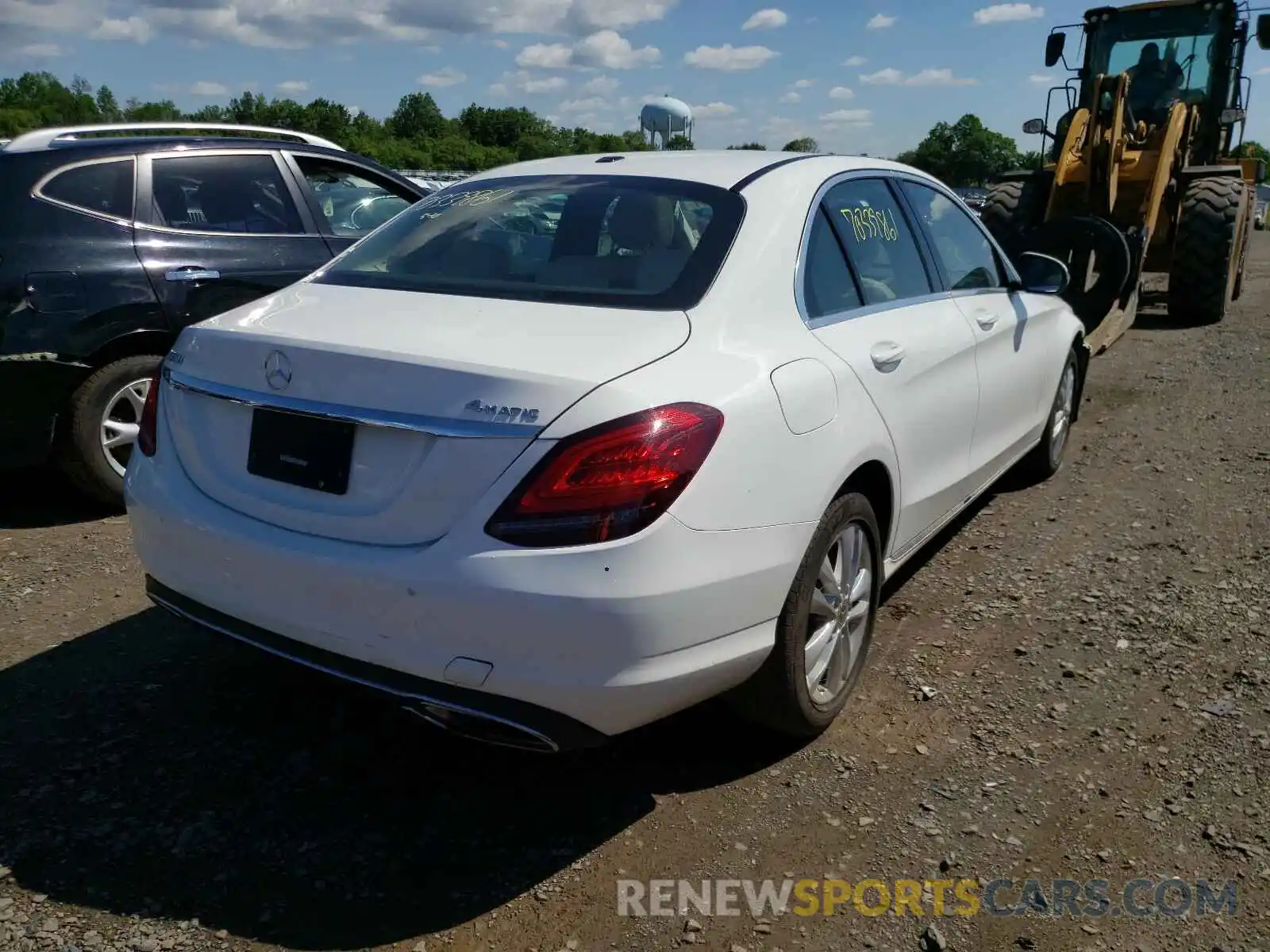 4 Photograph of a damaged car 55SWF8EBXKU315747 MERCEDES-BENZ C CLASS 2019