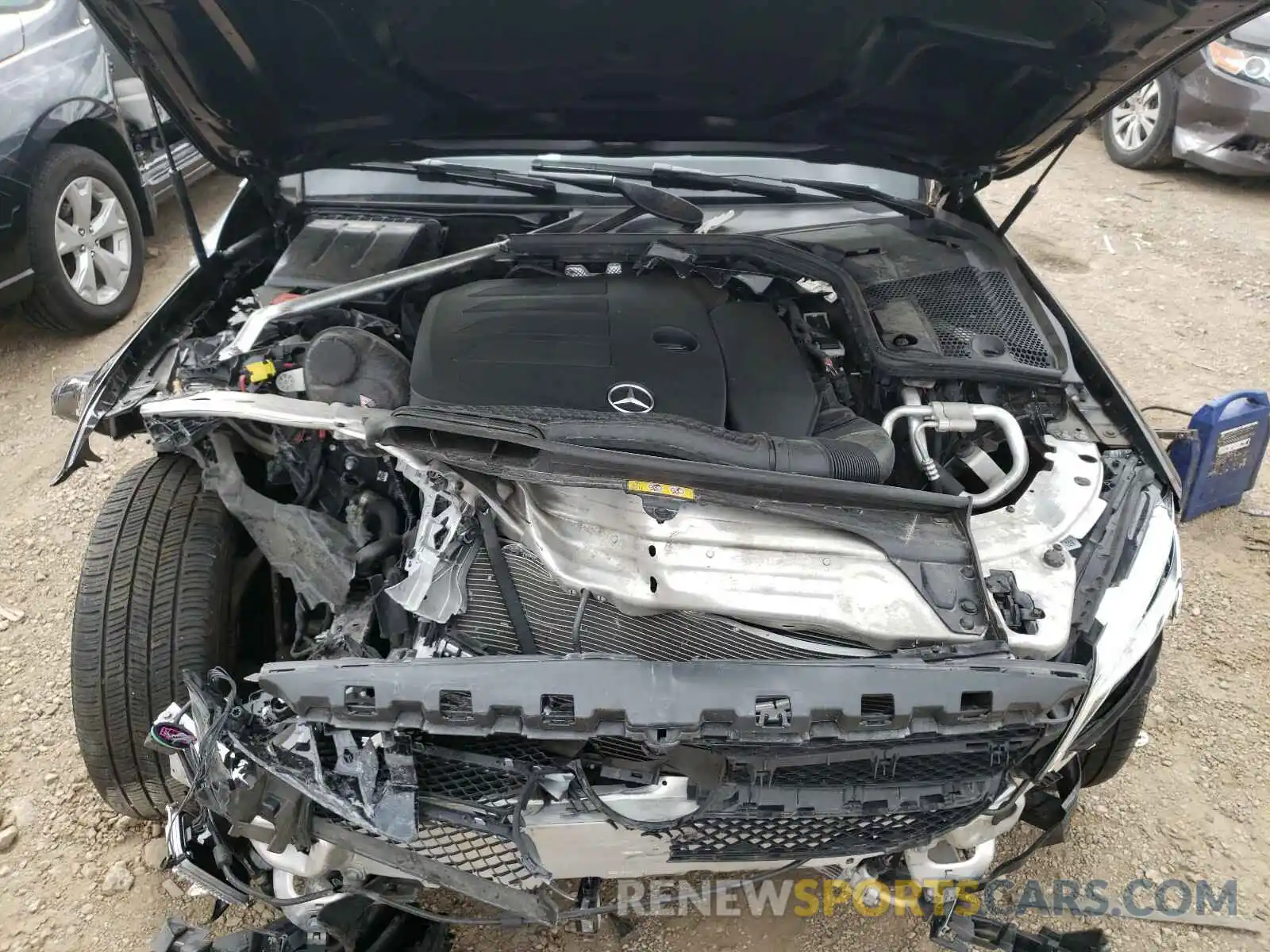 7 Фотография поврежденного автомобиля 55SWF8EBXKU315781 MERCEDES-BENZ C CLASS 2019