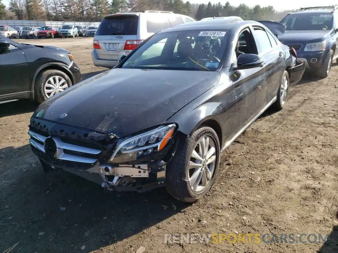 1 Photograph of a damaged car 55SWF8EBXKU316039 MERCEDES-BENZ C-CLASS 2019