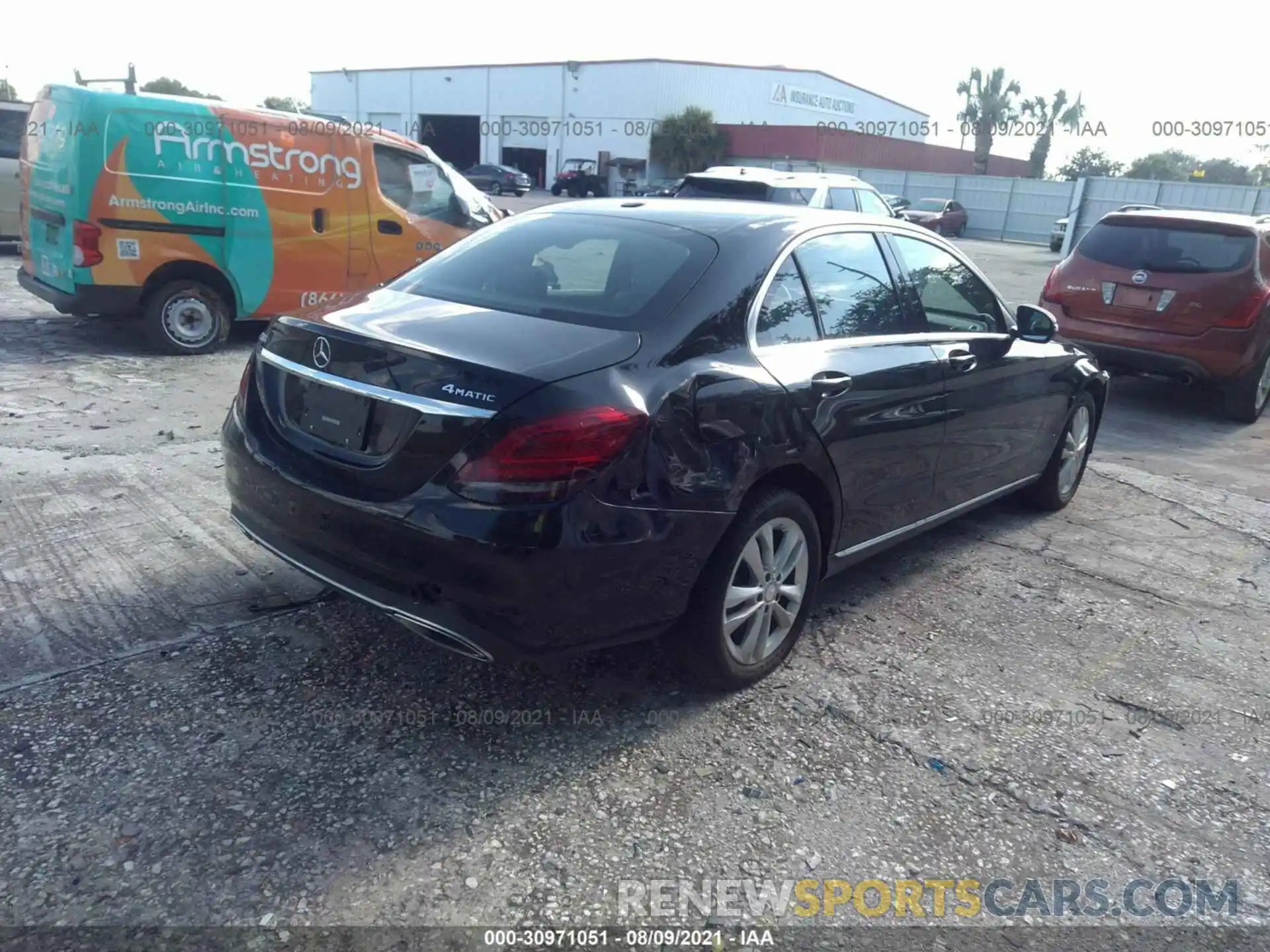 4 Photograph of a damaged car 55SWF8EBXKU316624 MERCEDES-BENZ C-CLASS 2019