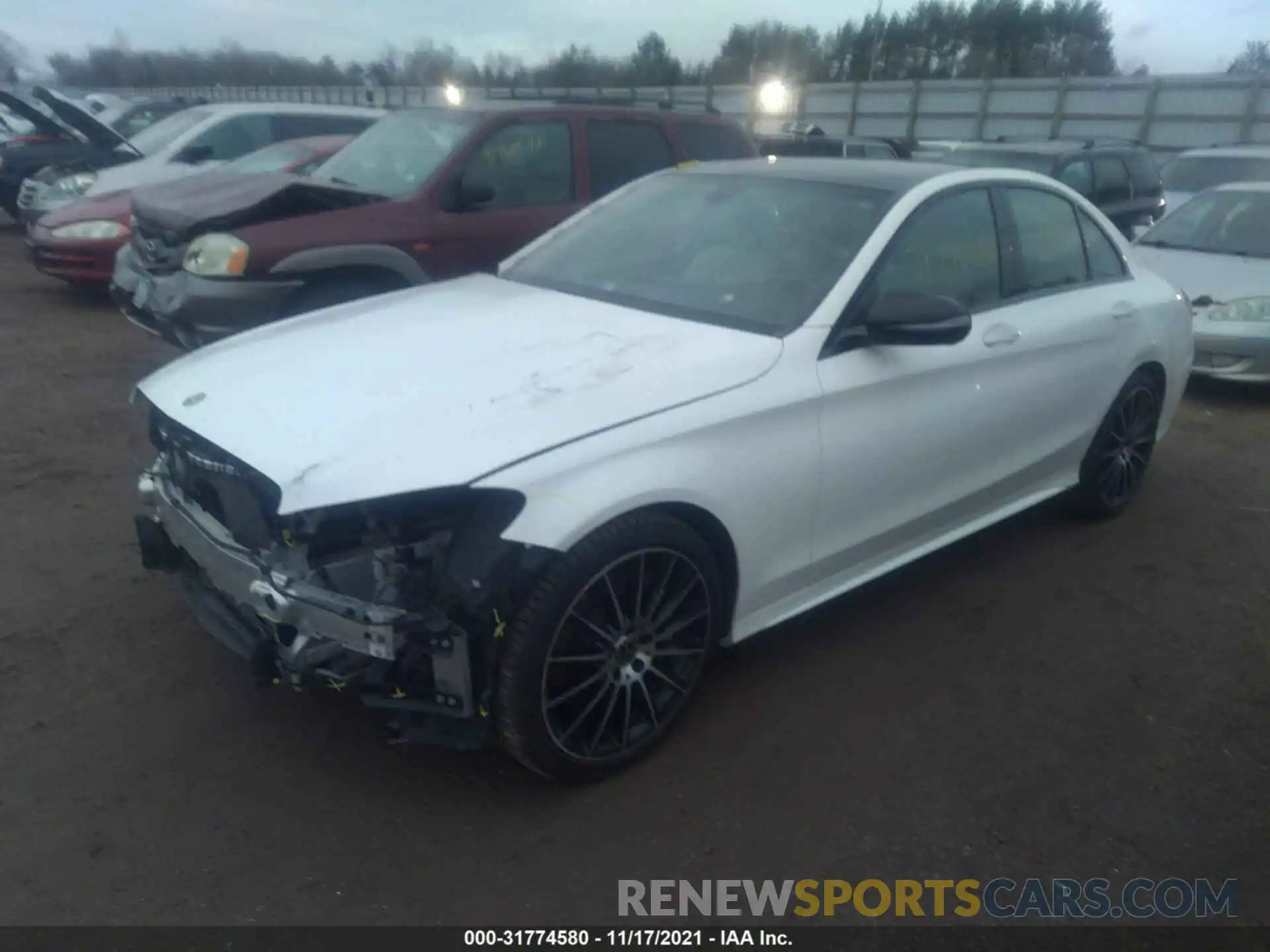 2 Photograph of a damaged car 55SWF8EBXKU321984 MERCEDES-BENZ C-CLASS 2019