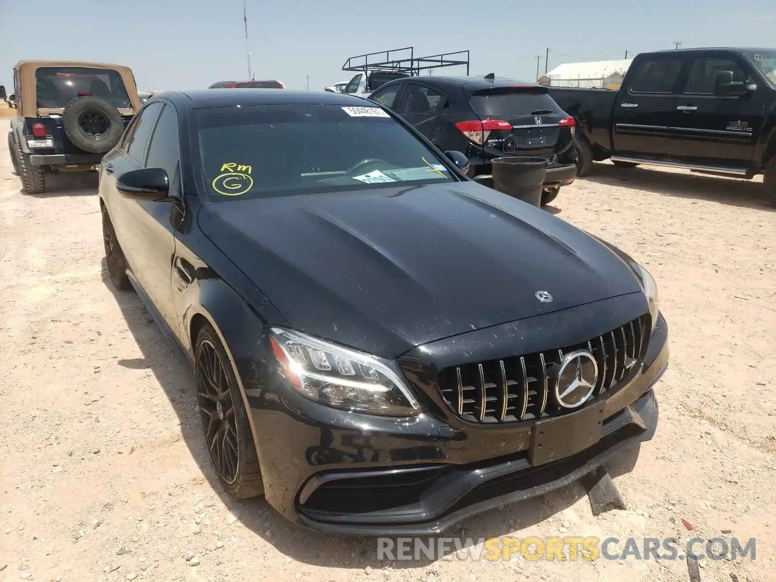 1 Photograph of a damaged car 55SWF8GB1KU309834 MERCEDES-BENZ C-CLASS 2019