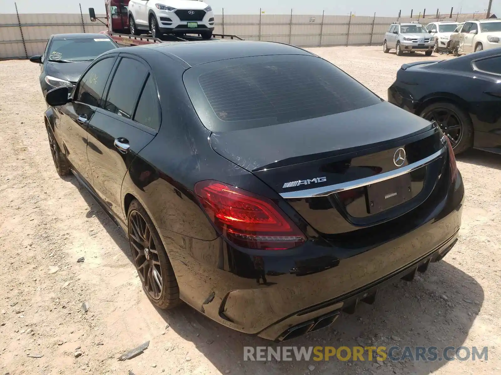 3 Photograph of a damaged car 55SWF8GB1KU309834 MERCEDES-BENZ C-CLASS 2019