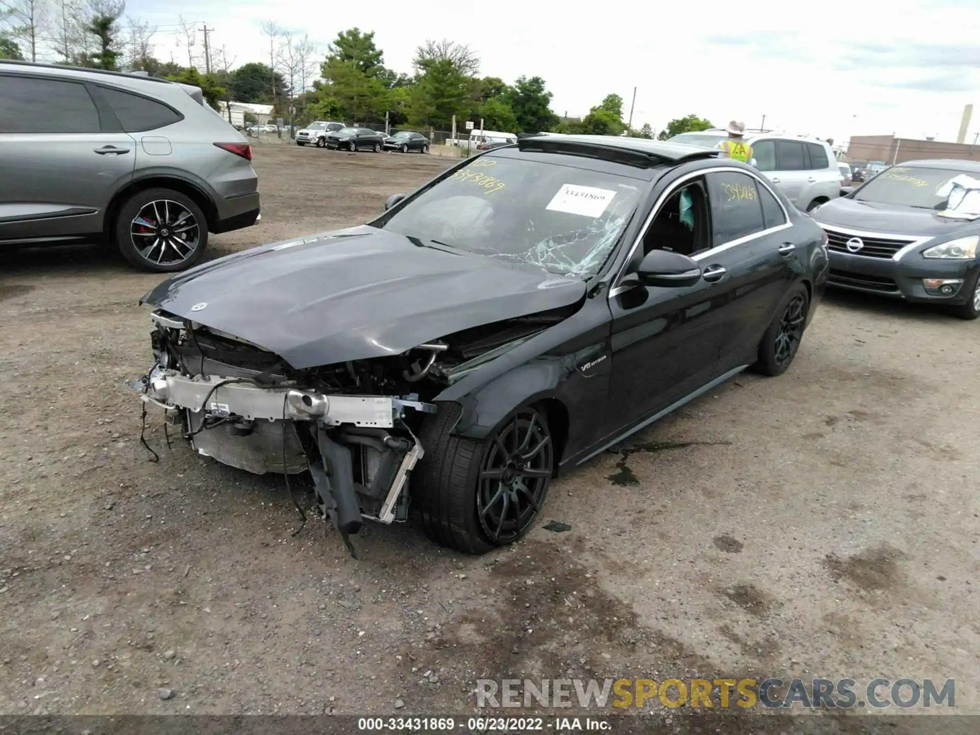 2 Photograph of a damaged car 55SWF8GB1KU315942 MERCEDES-BENZ C-CLASS 2019