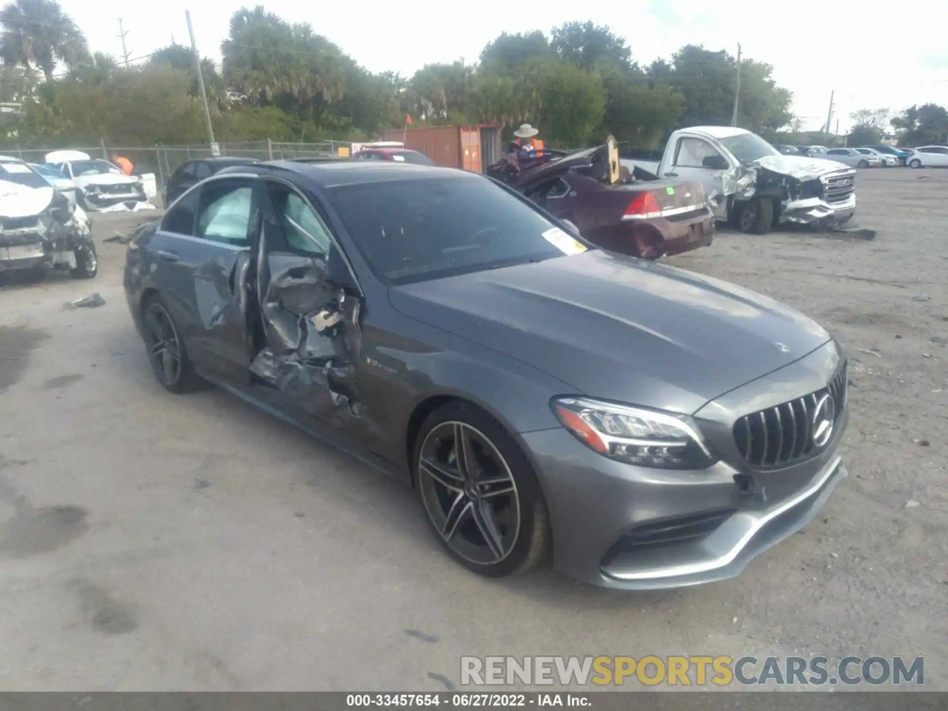 1 Photograph of a damaged car 55SWF8GB5KU307245 MERCEDES-BENZ C-CLASS 2019