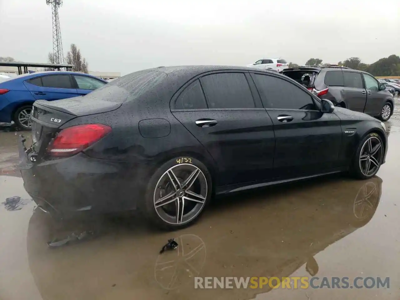 3 Фотография поврежденного автомобиля 55SWF8GB8KU313976 MERCEDES-BENZ C-CLASS 2019