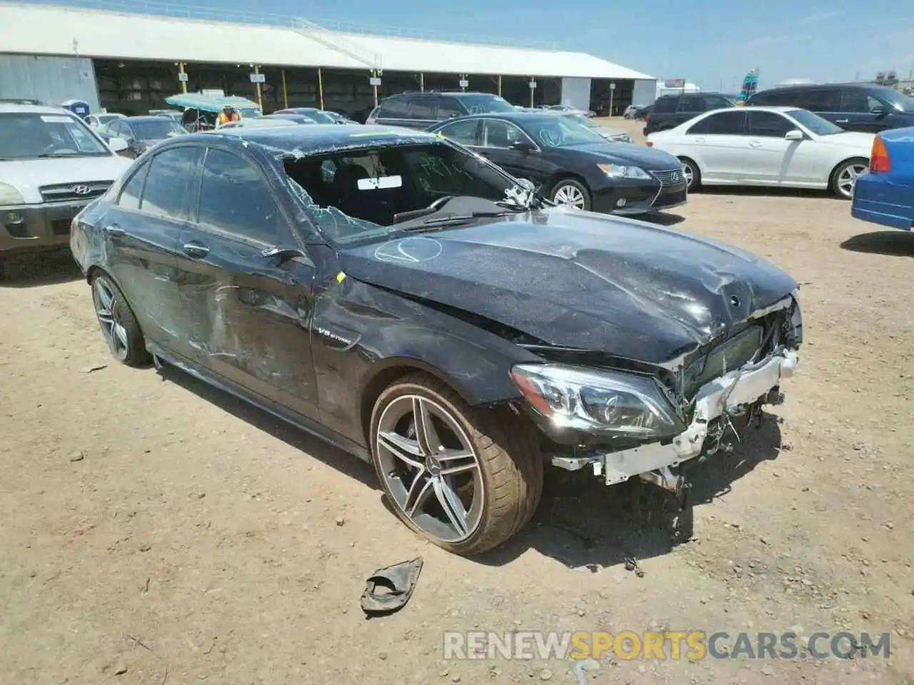 1 Photograph of a damaged car 55SWF8GB9KU307992 MERCEDES-BENZ C-CLASS 2019