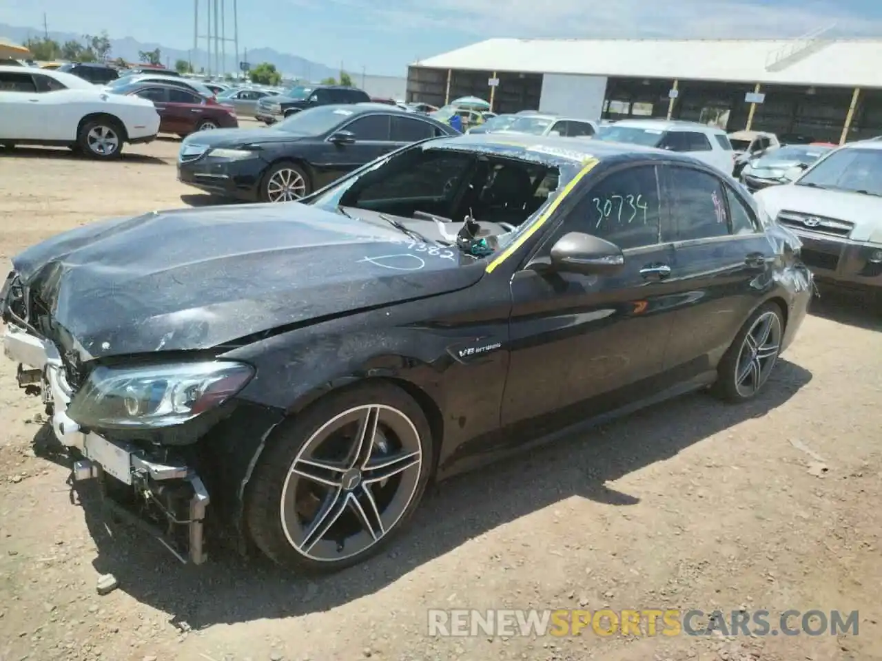 2 Photograph of a damaged car 55SWF8GB9KU307992 MERCEDES-BENZ C-CLASS 2019